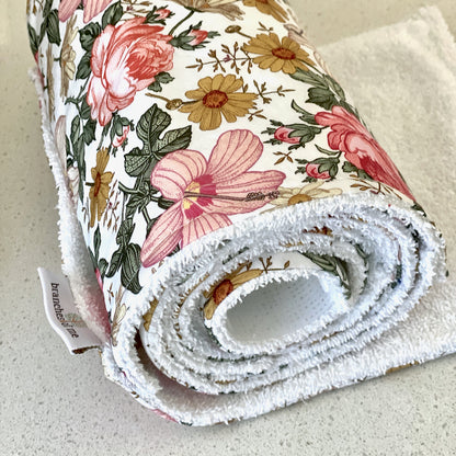 Summer Flowers Non-Paper Towel Roll